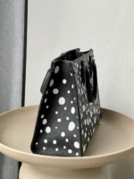 Louis Vuitton LV On The Go Black Polka Dot Pattern Handbags 35x27x14cm - Image 2