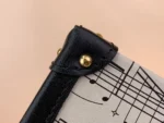 Louis Vuitton LV Petite Musical Pattern Like Auth Handbags 20×12.5x5cm - Image 5