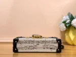 Louis Vuitton LV Petite Musical Pattern Like Auth Handbags 20×12.5x5cm - Image 4