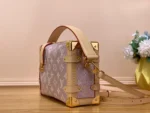 Louis Vuitton LV Side Trunk Like Auth Monogram Pattern Handbags 21x14x6cm - Image 3