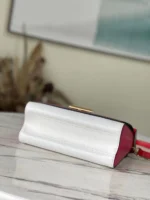 Louis Vuitton LV Twist Mix Pink Red Handbags Cowhide Leather 24cm - Image 4