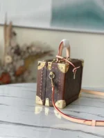 Louis Vuitton LV Valisette Tresor Monogram Handbags 22.5×14.5×11.5cm - Image 2