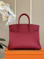 Hermes Birkin 30 Burgundy Palladium Hardware - Image 2