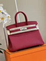 Hermes Birkin 30 Burgundy Palladium Hardware - Image 3