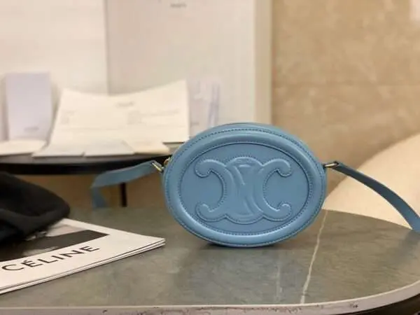 Tui-Sieu-Cap-Celini-Mini-Bag-Mau-Xanh-Duong-Da-Min-16x12-1-600x450-1 Celine Mini Handbag Replica 11 Blue Smooth Leather 16×12.5x4cm - Image 1