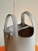 Tui Sieu Cap Hermes Picotin 18 Togo Khau Tay Nu Mau Xam 18cm 2 600x800 1