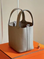 Tui Sieu Cap Hermes Picotin 18 Togo Khau Tay Nu Mau Xam 18cm 6 600x800 1