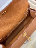Hermes Pochette Brown Gold Hardware - Image 4