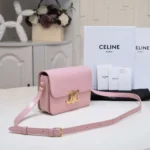 Tui Xach Celine Mini Bag Mau Hong Sieu Cap Da Min 19cm 9
