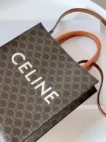 Tui Xach Celine Tote Triomphe Canvas Sieu Cap Quai Cau Vong 28x32cm 7