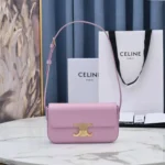 Tui Xach Celine Triomphe Mau Hong Sieu Cap Da Min 20x12 1 1