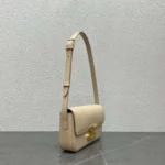 Celine Triomphe Handbag Replica Milky White Super Smooth Leather 20x12cm - Image 2