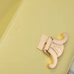 Celine Triomphe Handbag Bright Yellow Super Smooth Leather 20x12cm - Image 8