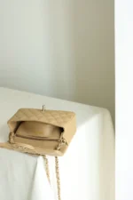 Chanel Classic 11 Handbag Flap Mini Womans Beige 20cm - Image 6