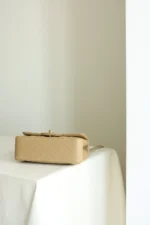 Chanel Classic 11 Handbag Flap Mini Womans Beige 20cm - Image 2