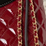 Tui Xach Chanel Mini Shopping Bag Sieu Cap Mau Do Da Bong 31cm 3