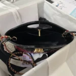 Tui Xach Chanel Mini Shopping Bag Sieu Cap Mau Do Da Bong 31cm 5