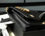 Chanel Woc C19 Handbag Womans Lock Gold Black 19cm - Image 8