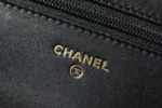 Chanel Woc C19 Handbag Womans Lock Gold Black 19cm - Image 5