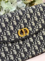 Dior 30 Montaigne Avenue Monogram Handbag Like Auth 30x18x2cm - Image 5