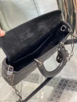 Tui Xach Dior D Joy Sieu Cap Mau Den Dinh Ngoi Sao 26cm 5