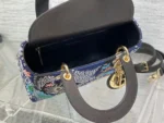 Dior Lady Handbag with Beaded Pattern Replica 11 High Quality 24cm - Image 5
