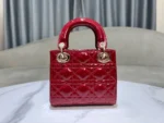 Tui Xach Dior Lady Mini Sieu Cap Nu Mau Do Bong 17cm 1