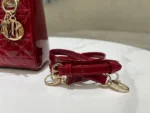 Tui Xach Dior Lady Mini Sieu Cap Nu Mau Do Bong 17cm 3