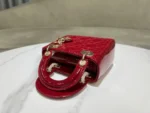 Tui Xach Dior Lady Mini Sieu Cap Nu Mau Do Bong 17cm 5