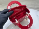 Tui Xach Dior Lady Mini Sieu Cap Nu Mau Do Bong 17cm 7