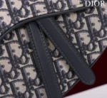 Tui Xach Dior Saddle Yen Ngua Canvas Theu Tay 25.5x20x6 3 1