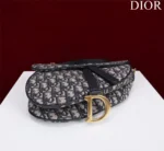 Tui Xach Dior Saddle Yen Ngua Canvas Theu Tay 25.5x20x6 7 1