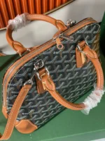Goyard Alma Vedome Replica 11 Handbag Fabric Wrapped Leather Strap 24cm - Image 2