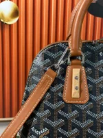 Goyard Alma Vedome Replica 11 Handbag Fabric Wrapped Leather Strap 24cm - Image 3