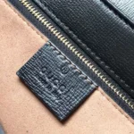 Gucci 1955 Horsebit Like Auth Handbag Black Smooth Leather 25cm - Image 9