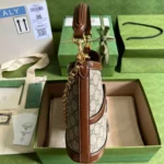 Gucci Handle Women's Cowhide Handbag with GC Like Auth Logo Pattern 25x21cm - Image 8