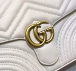 Gucci Marmont Top Handle Rep 11 Handbag High Quality White 27cm - Image 2