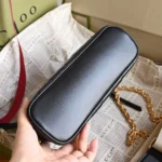 Gucci Matelasse Like Auth Bag with Embossed GC Pattern 21cm - Image 4