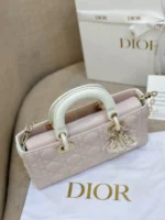 Dior D-Joy Women's Handbag Pink Cowhide 26cm - Image 4
