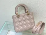 Dior Lady Super Light Pink Handbag 20cm - Image 2