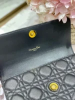 Dior Woc Women's Black Handbag with Gold Lock 20×11.5×3.5cm - Image 2