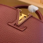 Louis Vuitton LV Capucines Womans Dark Red Handbags 27x21x10cm - Image 5