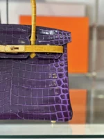 Tui Xach Hermes Birkin Crocodile Mix 2 Mau Like Auth Van Da Ca Sau 30cm 2 1