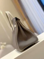 Hermes Birkin 25 Gray/Beige Customize Palladium Hardware - Image 5