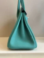 Tui Xach Hermes Birkin PHW Da Togo Mau Xanh Ocean Sieu Cap 25cm 4