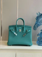 Tui Xach Hermes Birkin PHW Da Togo Mau Xanh Ocean Sieu Cap 25cm 6