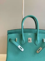 Tui Xach Hermes Birkin PHW Da Togo Mau Xanh Ocean Sieu Cap 25cm 8