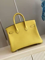 Hermes Birkin PHW Da Togo Yellow Replica 11 Handbags 25cm - Image 5