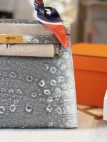 Hermes Kelly 28 Genuine Lizard Leather - Limited Stock - Image 6
