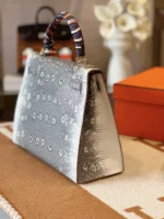 Hermes Kelly 28 Genuine Lizard Leather - Limited Stock - Image 9